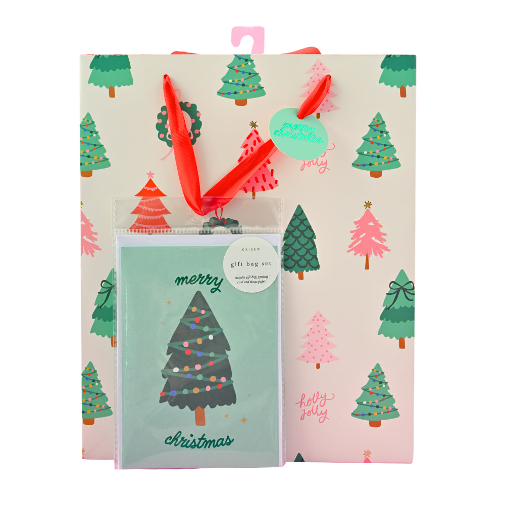 Christmas Large Gift Bag Set - O Christmas Tree